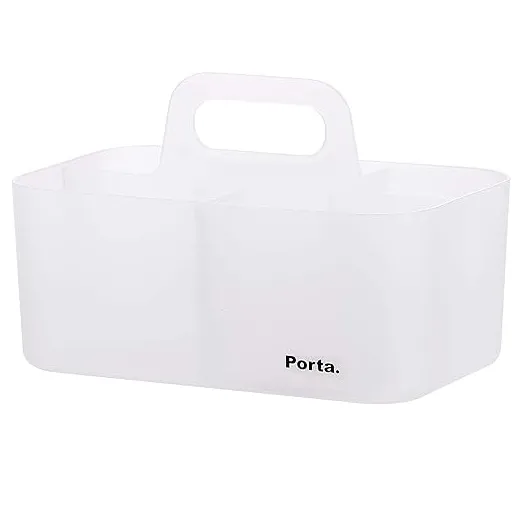 Litem Porta Compact - A Compact & Stackable Storage Unit for organizing Small Objects in Office & Home (Smog)