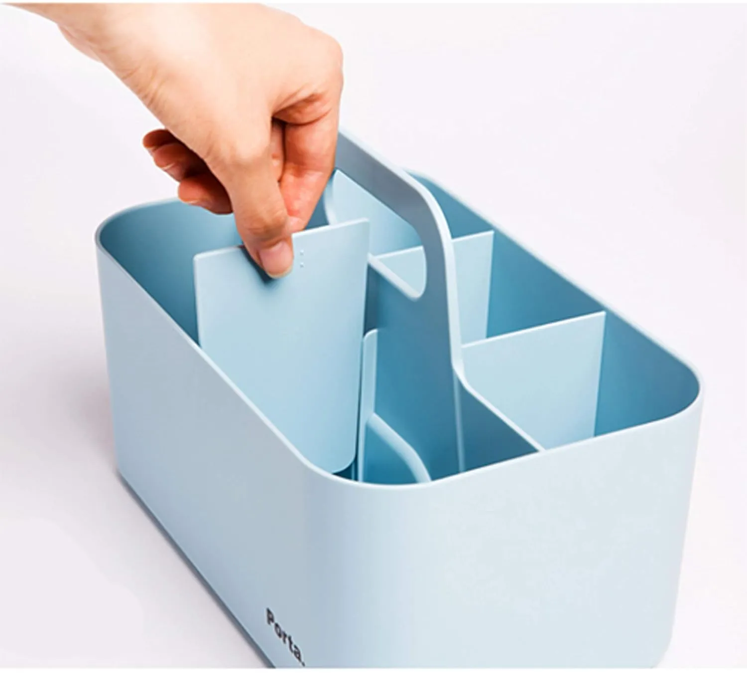 Litem Porta Compact - A Compact & Stackable Storage Unit for organizing Small Objects in Office & Home (Yellow)