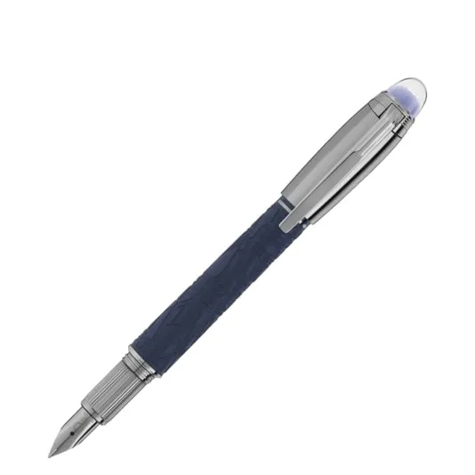 Montblanc StarWalker SpaceBlue Doué Fountain Pen