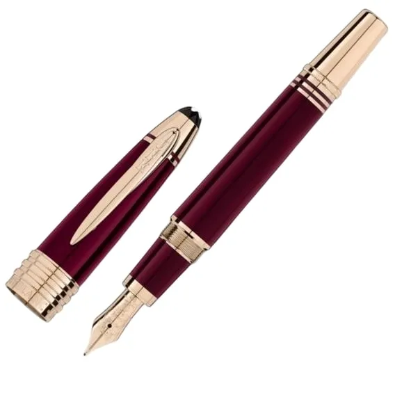 Montblanc Great Characters John F. Kennedy Special Edition Burgundy Fountain Pen