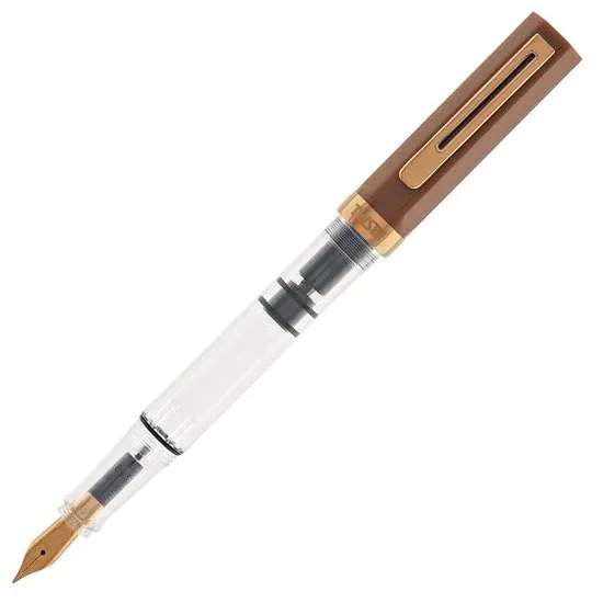 TWSBI ECO FOUNTAIN PEN IN ESPRESSO WITH BRONZE - EF