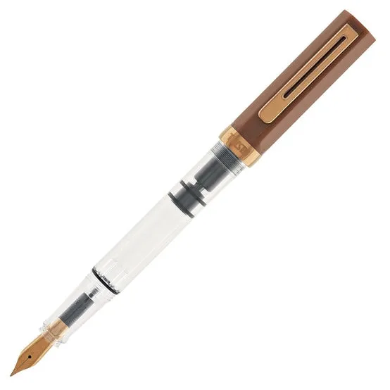 TWSBI ECO FOUNTAIN PEN IN ESPRESSO WITH BRONZE Broad