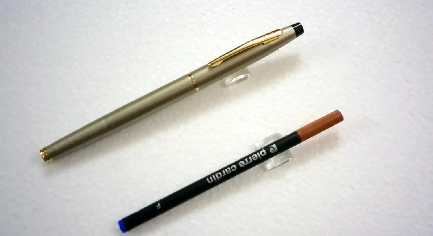 Pierre Cardin Kriss Satin Nickle Premium Pen Set | Luxurious Roller Ball Pen