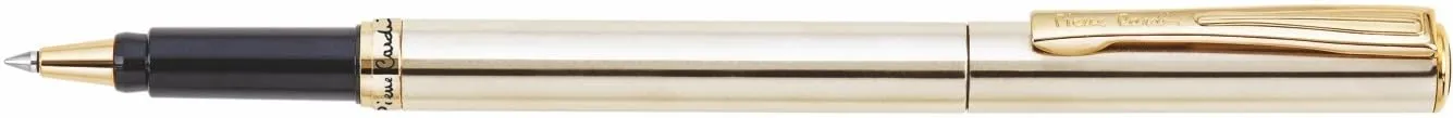Pierre Cardin Premium Golden Eye Copper Nickel Roller Ball Pen | Elegant Golden Pocket Clip | Ideal for Festive