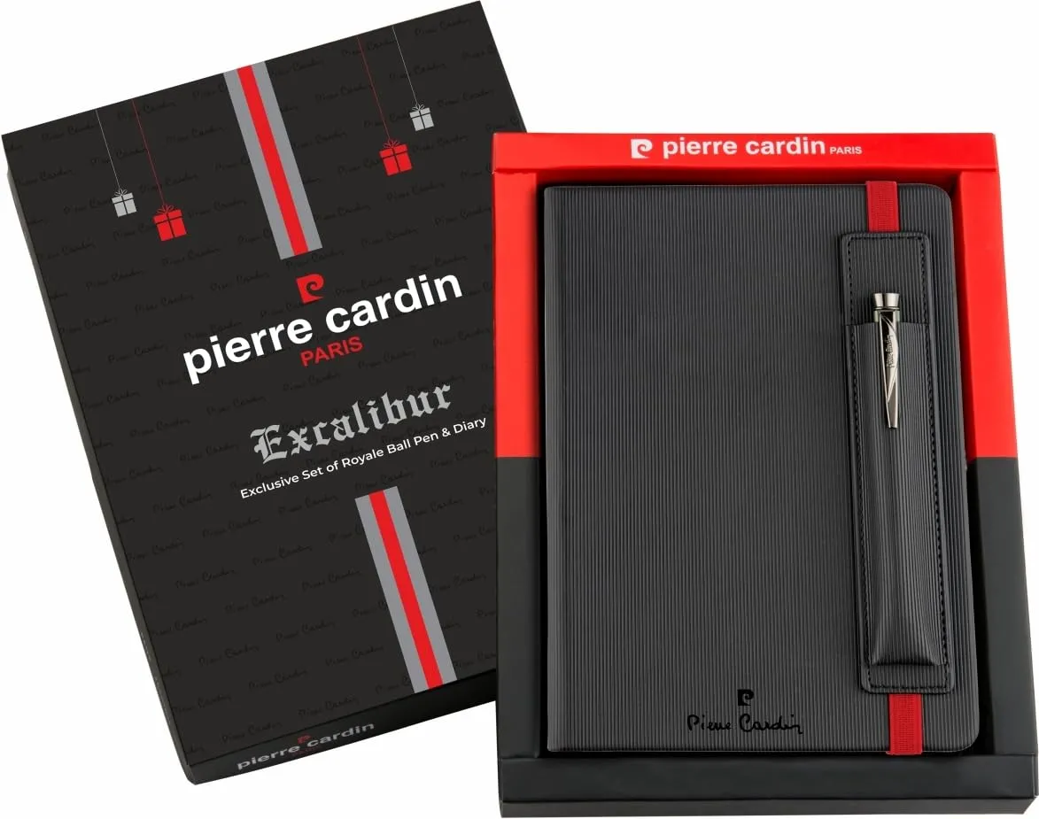 Pierre Cardin Excalibur Gift Set | Premium Metallic Green Body, Retractable Ball Pen with Elegant
