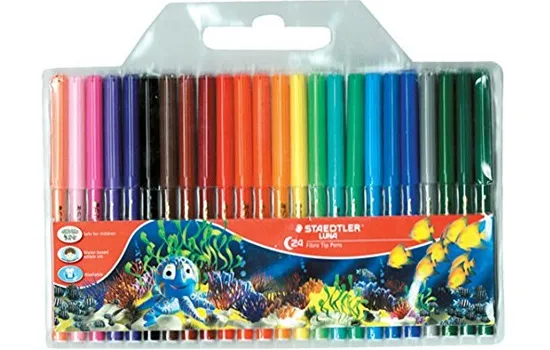 Staedtler Luna Felt Tip Pens 24 Shades
