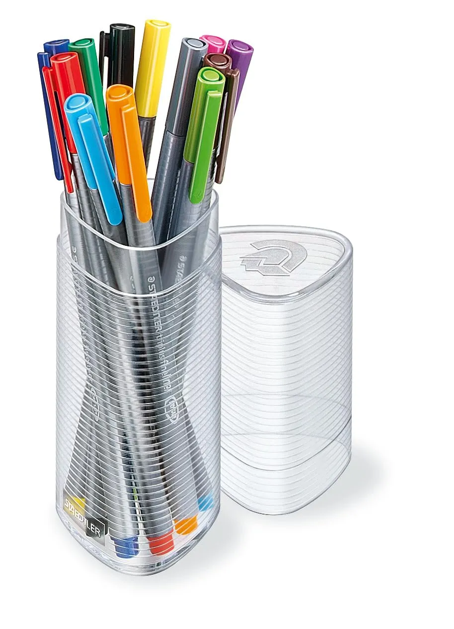 Staedtler Triplus Fineliner 0.3mm Pen Set - Pack of 12 Multicolor