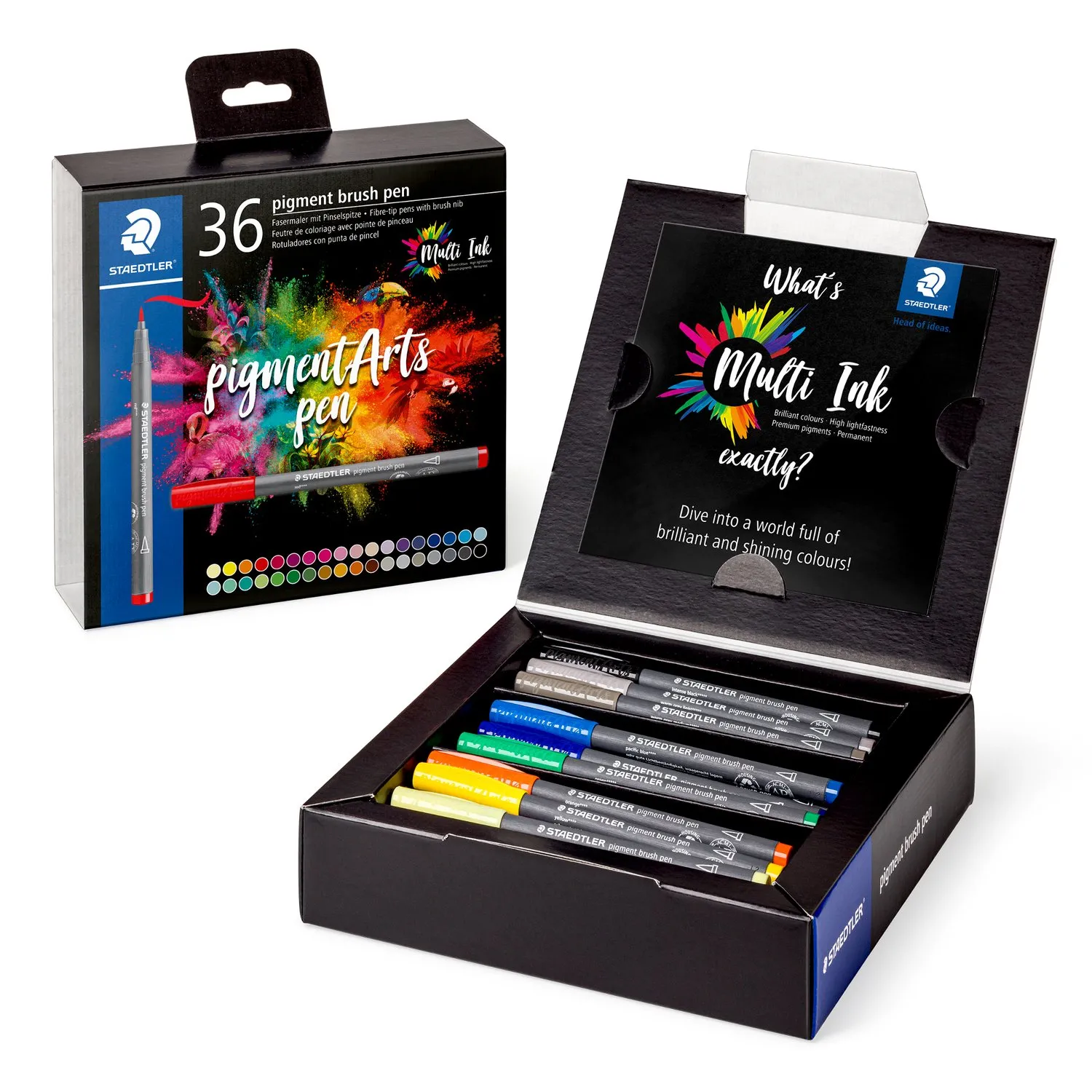 371 C36 STAEDTLER PIGMENT BRUSH PEN SET