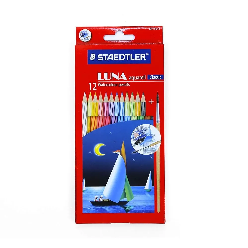 Luna 137 10 C12 Water-Soluble Colored Pencils