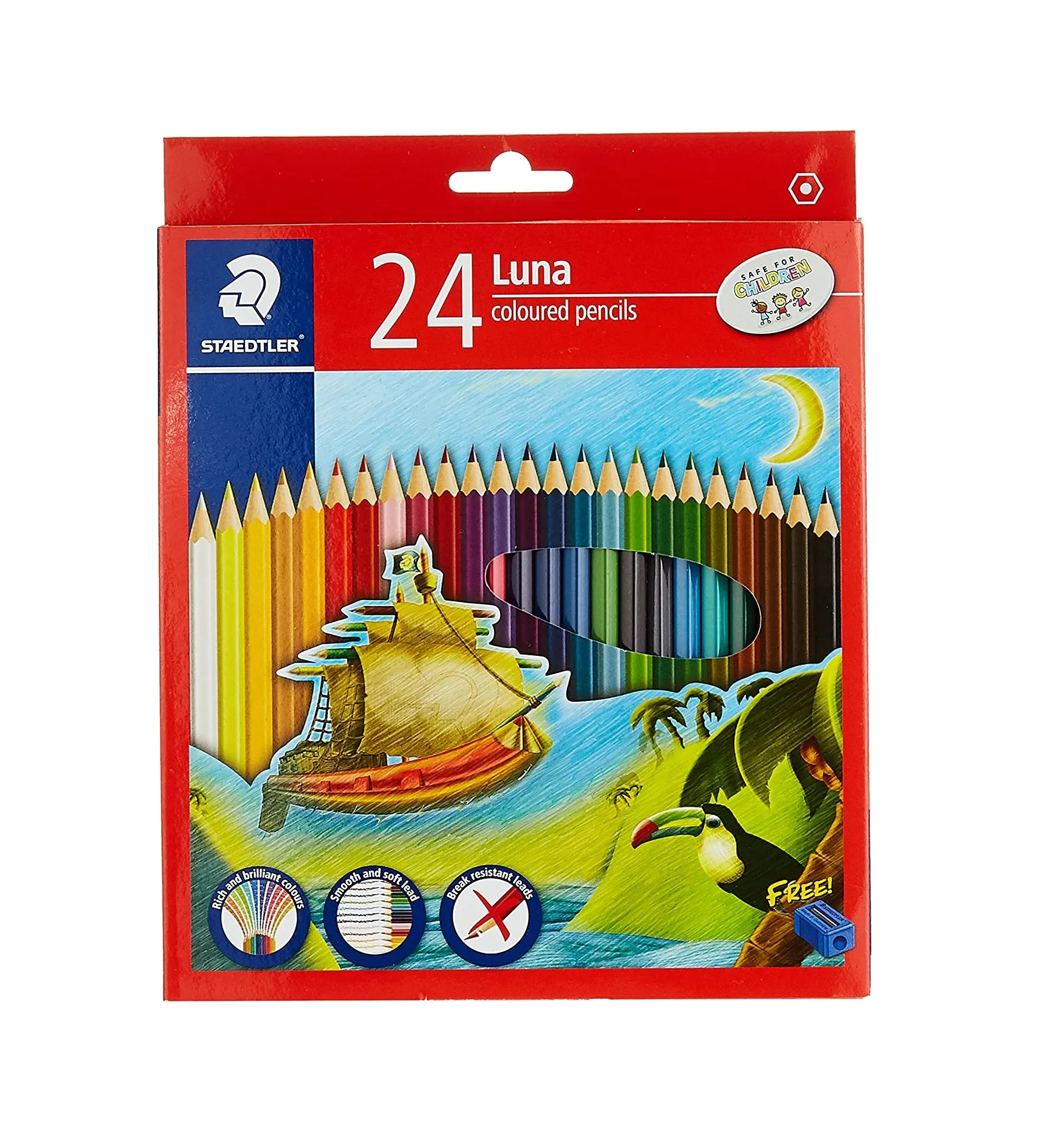 Staedtler 136C24 Luna 24-Shade Coloured Pencil Set