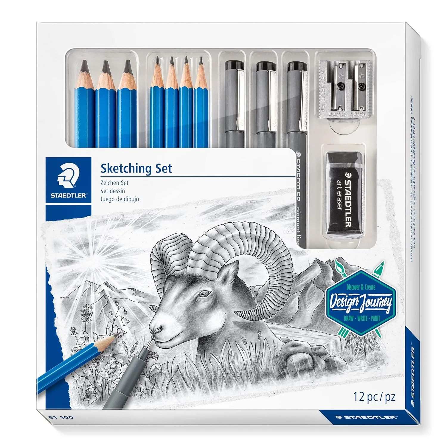 61 100 STAEDTLER Sketching Set