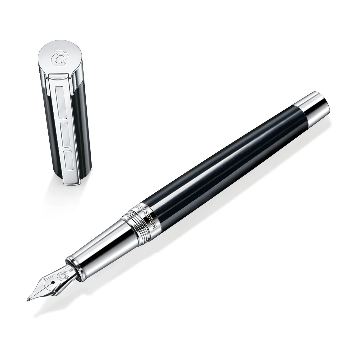 Staedtler Premium Resina Black Fountain pen with medium nib