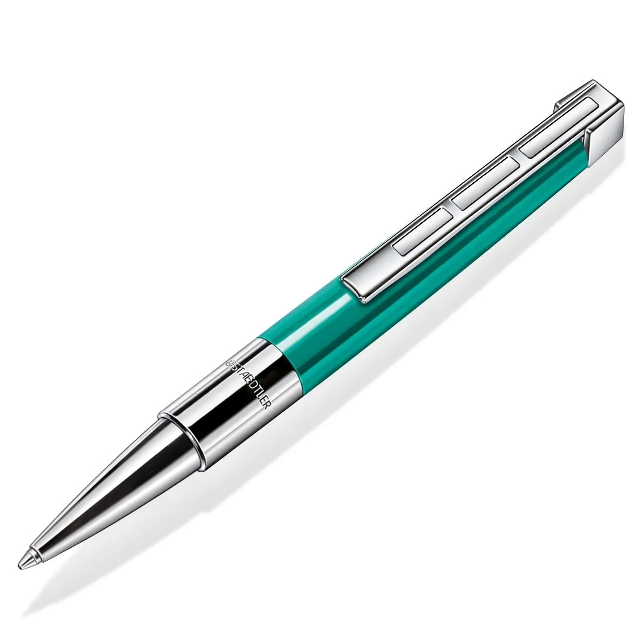 Staedtler Resina Ball point pen with Turquoise blue barrel body