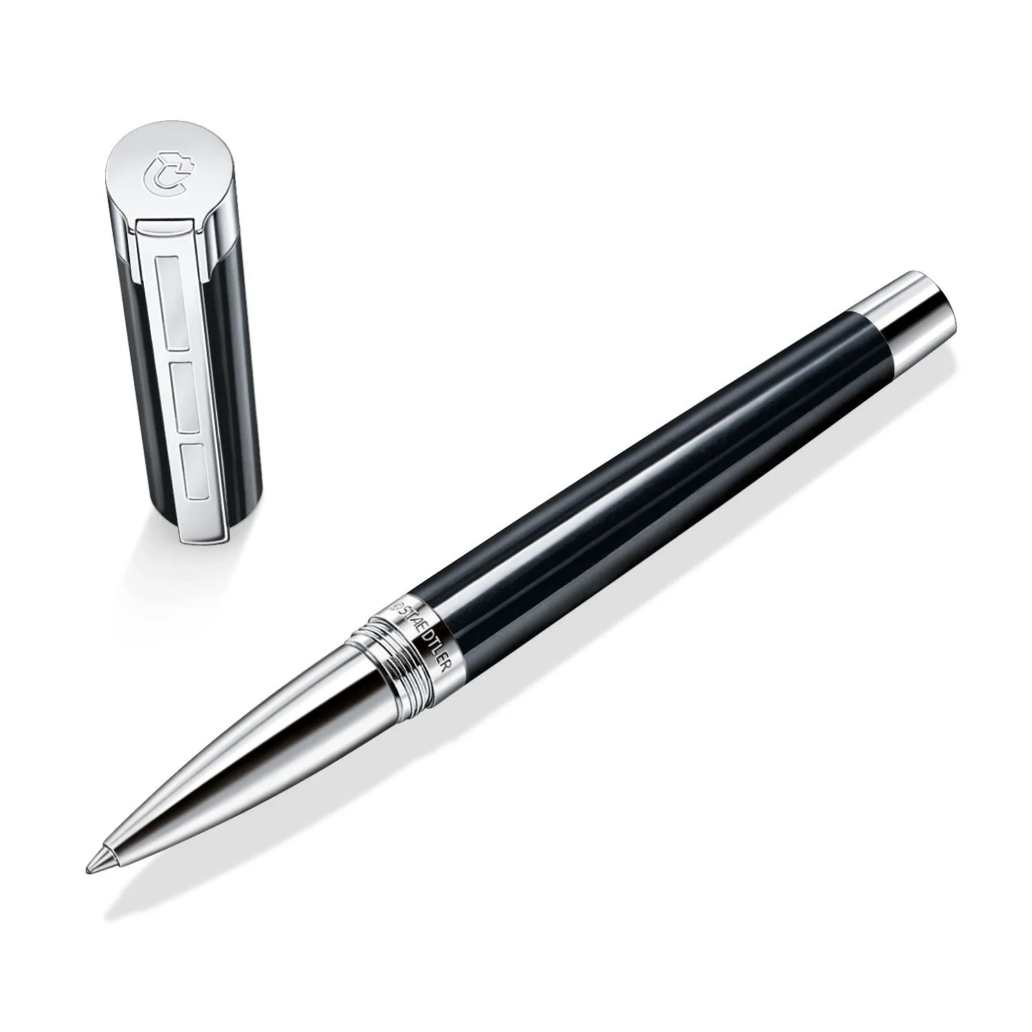 Staedtler Resina Roller pen with black blue barrel body