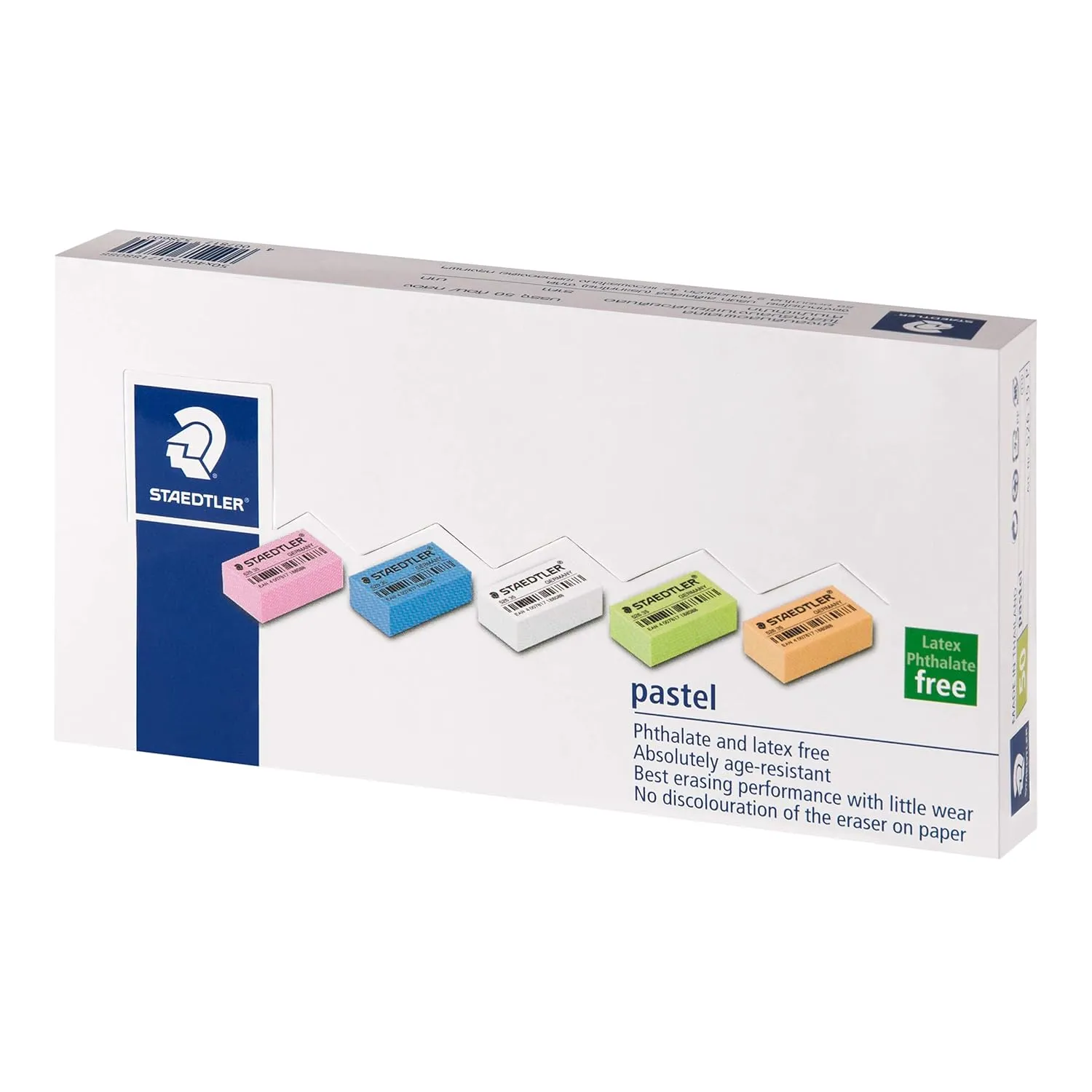 Staedtler Pastel Erasers in Pack of 50 Nos in 5 Assorted Pastel Colours
