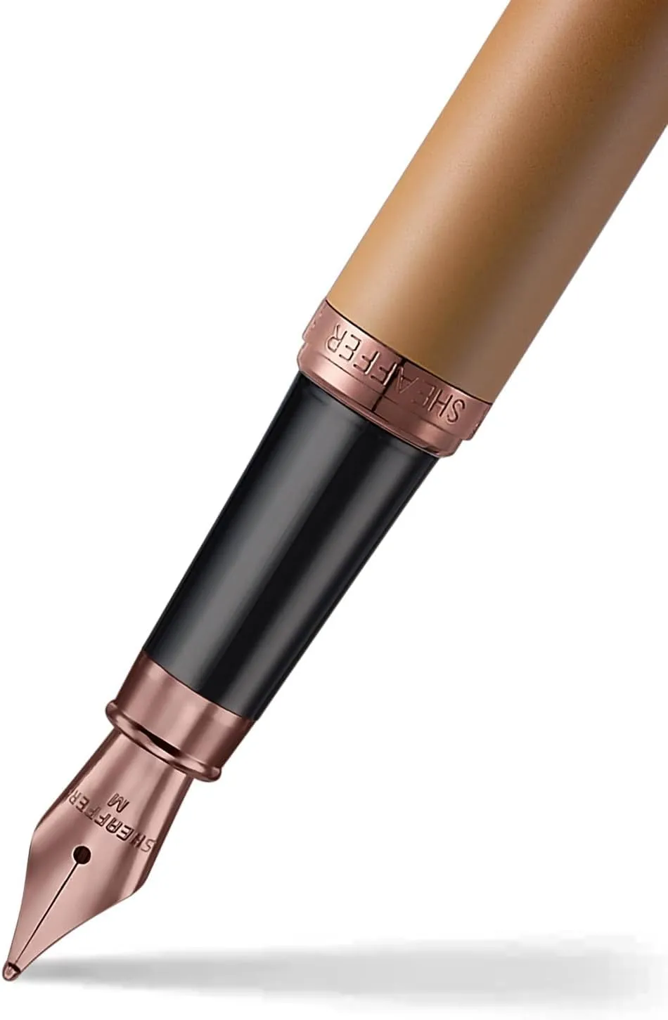 Sheaffer VFM 9428 Fountain Pen | Coffee Edition Matt Brown with Regal Brown PVD Trims | Medium Nib | Premium Coffee Brown Pen | Premium Fountain Pen