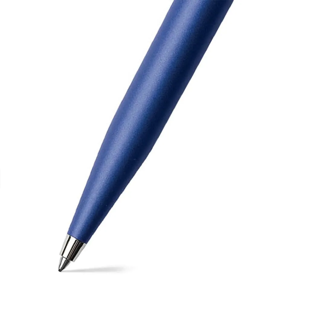 Sheaffer Gift Set VFM Ballpoint Pen With A6 Notebook Neon Blue With Chrome Trims | Premium Pen Gift Sets