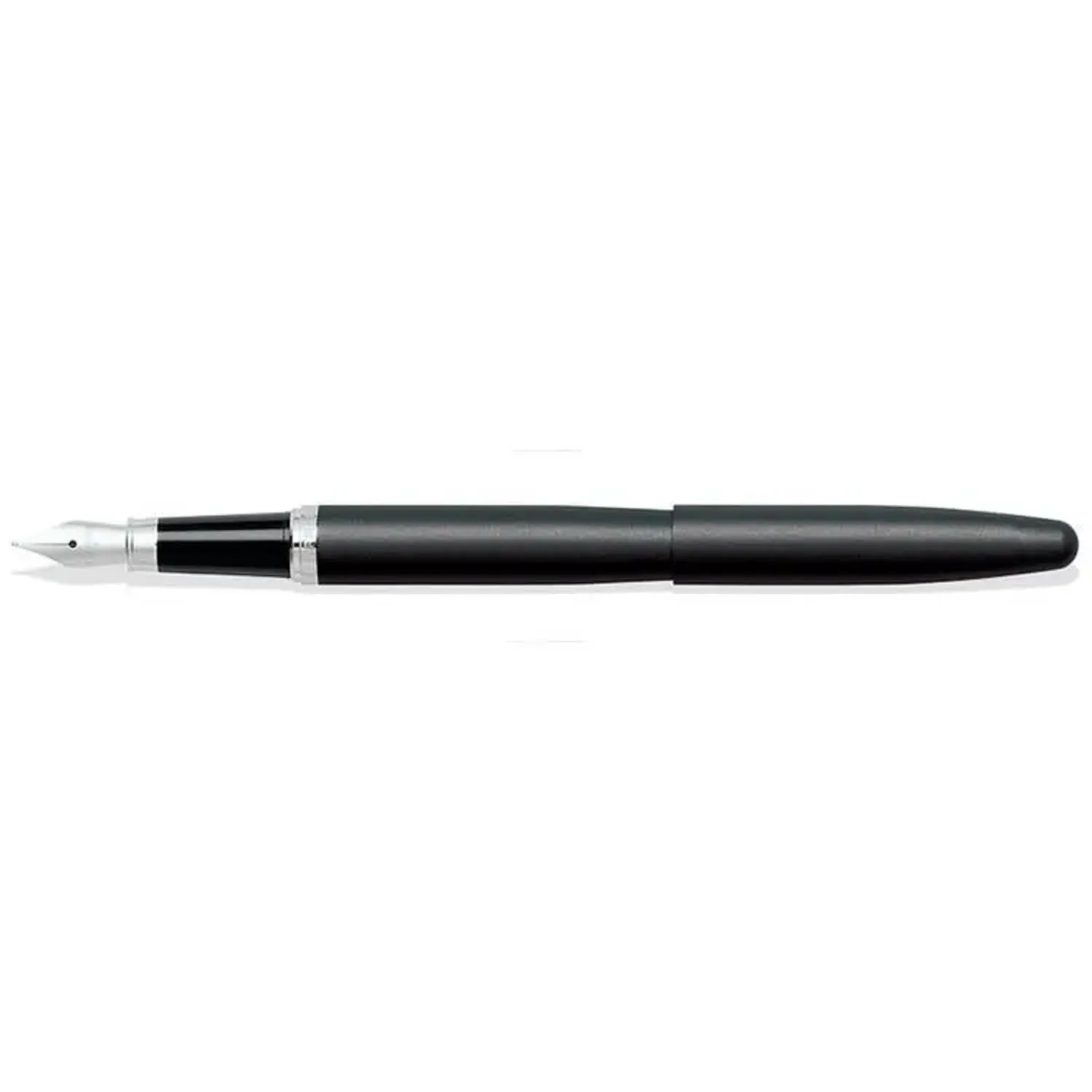 Sheaffer VFM Fountain Pen | G9405 Matte Black with Chrome Plated Trims | Medium Nib Fountain Pen with Small Notebook | Premium Gift Sets