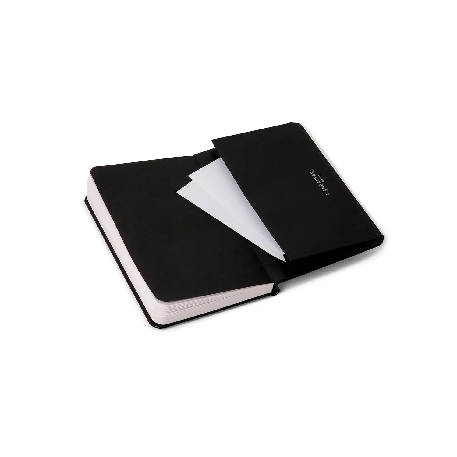 Sheaffer VFM Fountain Pen | G9405 Matte Black with Chrome Plated Trims | Medium Nib Fountain Pen with Small Notebook | Premium Gift Sets
