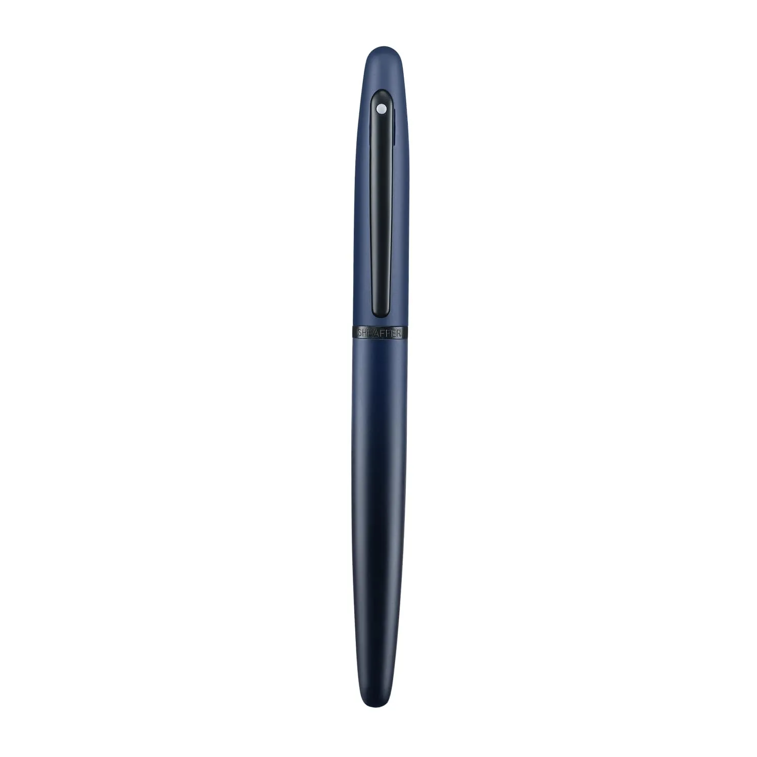 Sheaffer VFM Fountain Pen | E9429 Matt Blue with Black Trims with PVD | Fine Nib with Converter | Premium Fountain Pen