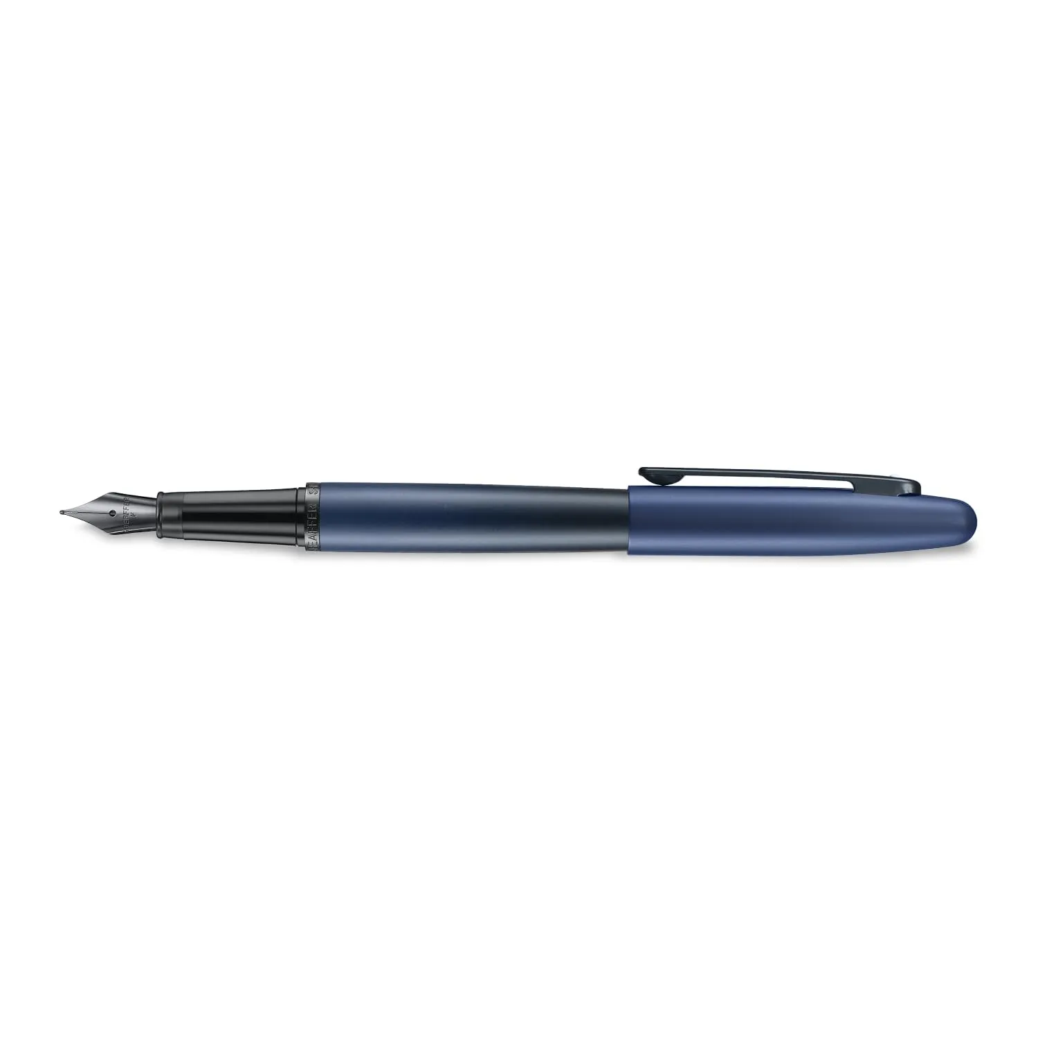 Sheaffer VFM Fountain Pen | E9429 Matt Blue with Black Trims with PVD | Fine Nib with Converter | Premium Fountain Pen