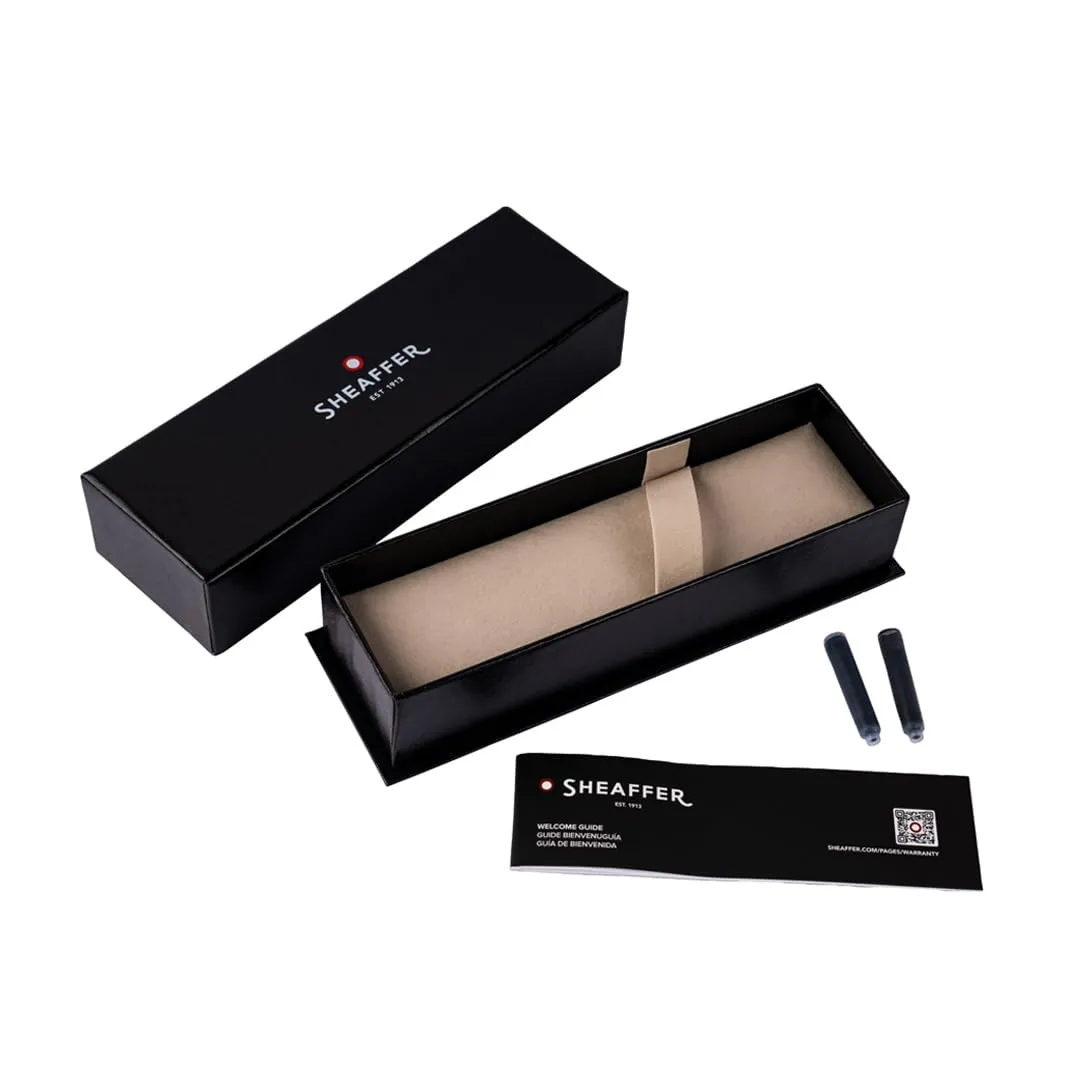 Sheaffer VFM 9405 Matte Black Fountain Pen | Medium Nib | Premium Black Pen