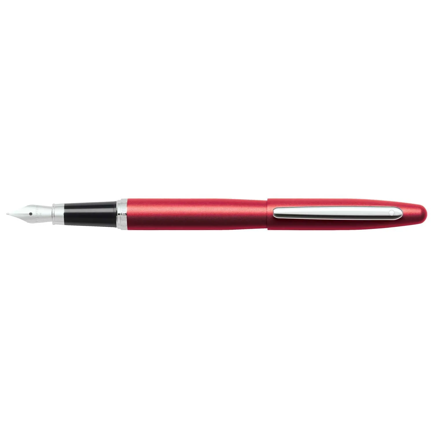 Sheaffer VFM | 9403 Fountain Pen Excessive Red with Chrome Trim | Medium Nib | Premium Fountain Pen