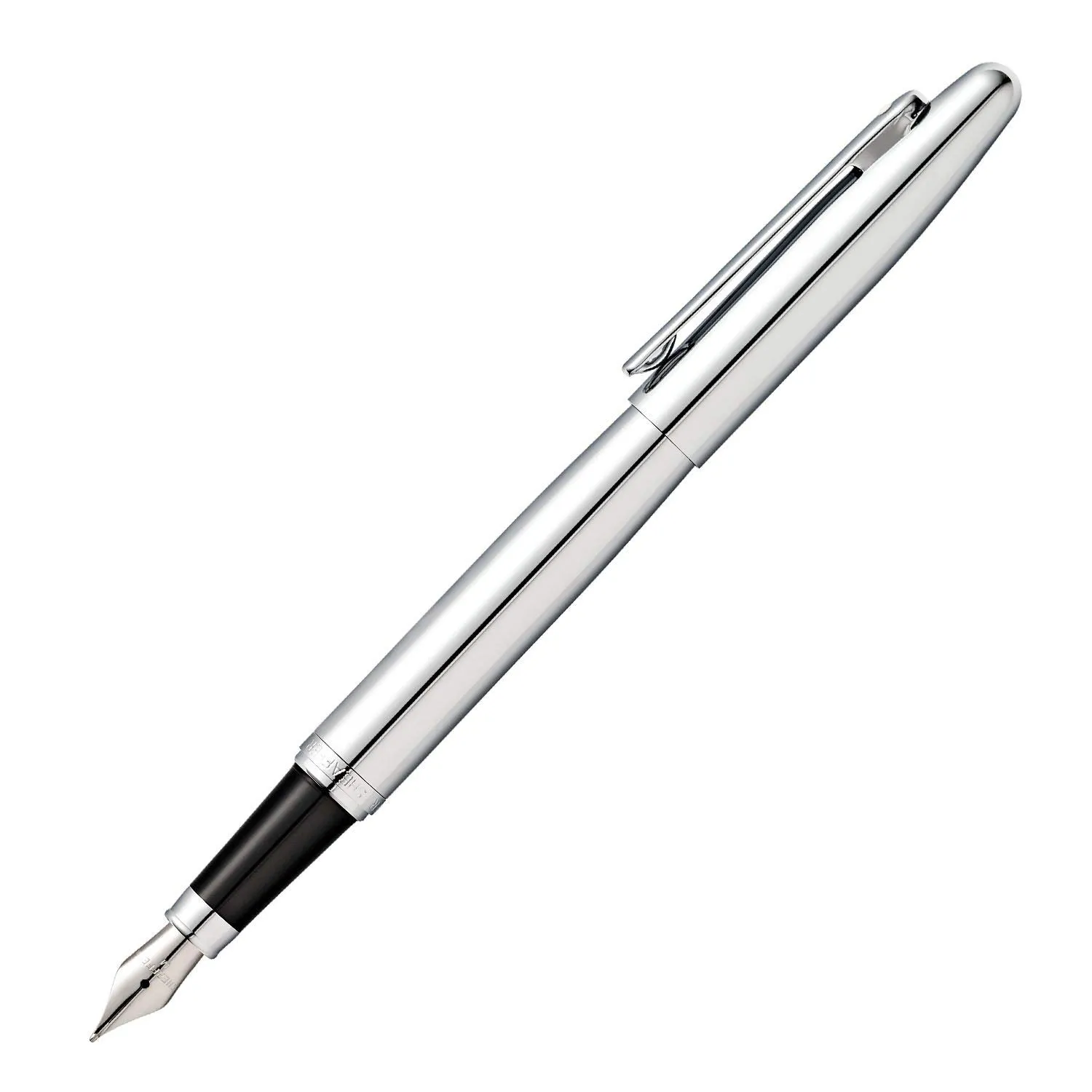 Sheaffer VFM 9421 Fountain Pen Polished Chrome with Chrome Plated Trim | Medium Nib | Premium Silver Pen