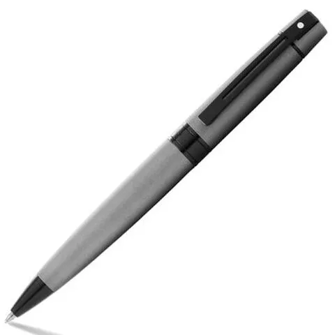 Sheaffer Gift 300 Lacquer Ballpoint Pen Matte Grey with Polished Black Trim | Premium Ballpoint Pen