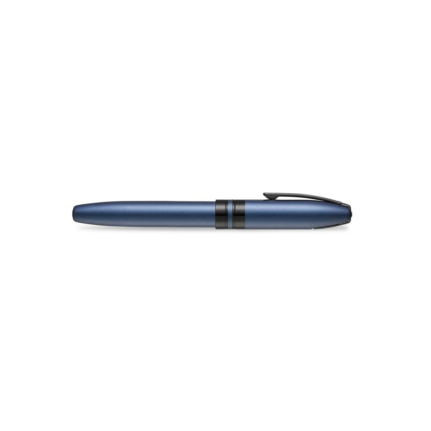 Sheaffer 9110 Icon Fountain Pen (Medium) - Metallic Blue with Glossy Black PVD Trim