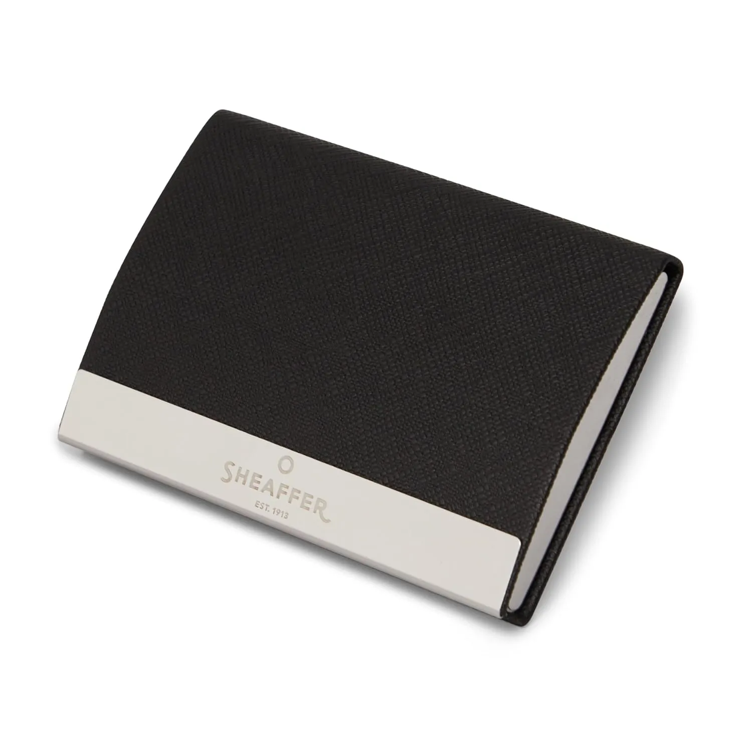 Sheaffer Gift Set 100 Ballpoint Pen With Business Card Holder Glossy Blue With Chrome Trims | Pen Set for Gift