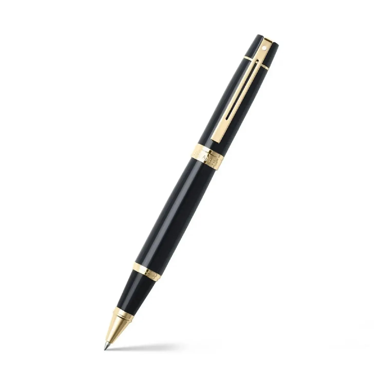Sheaffer Gift Pack | Set of Fountain Pen   Rollerball Pen | 300 E9325 Glossy Black with Gold Tone Trim