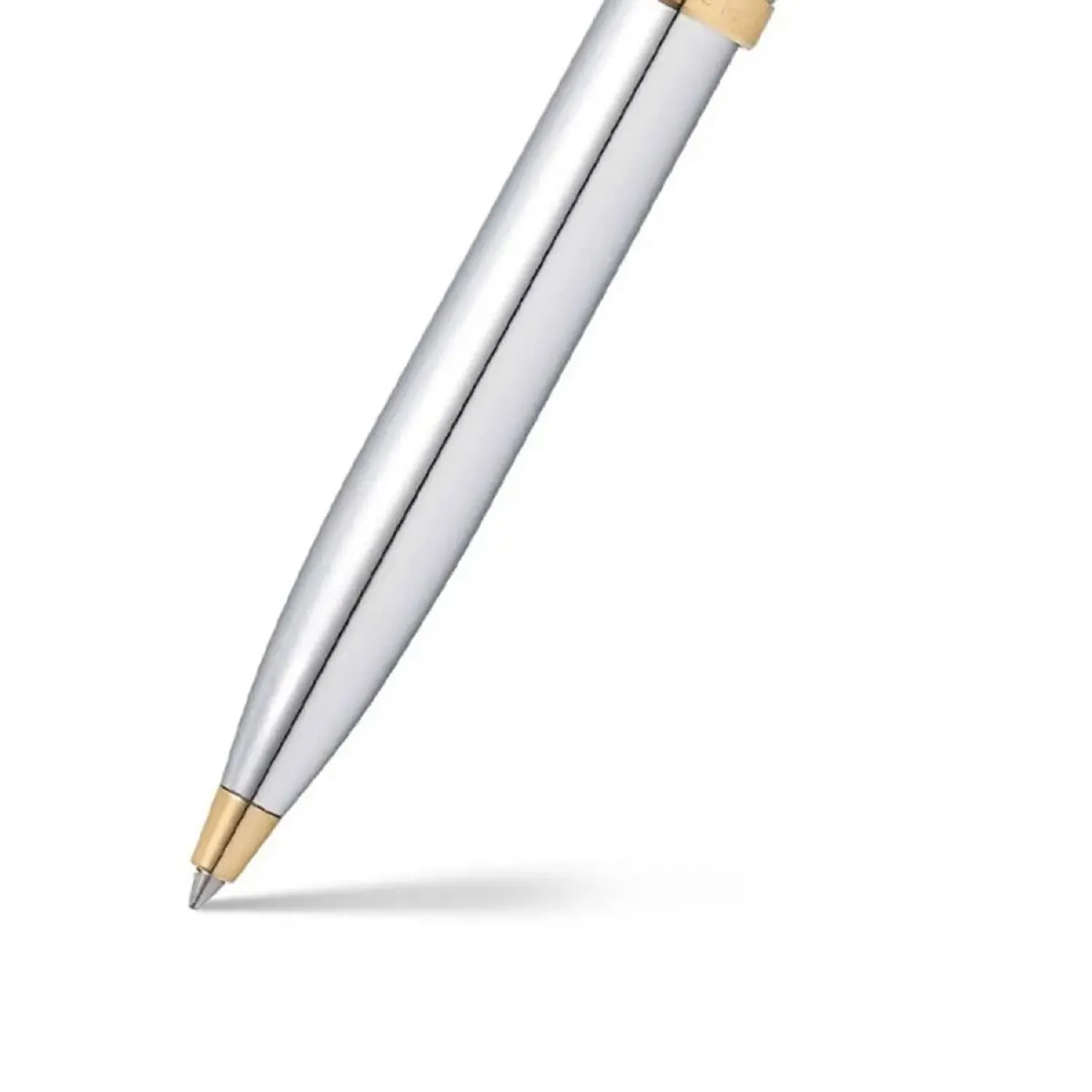 Sheaffer Gift Pack | Set of Fountain Pen   Ballpoint Pen | 100 E9340 Bright Chrome with Gold tone trim