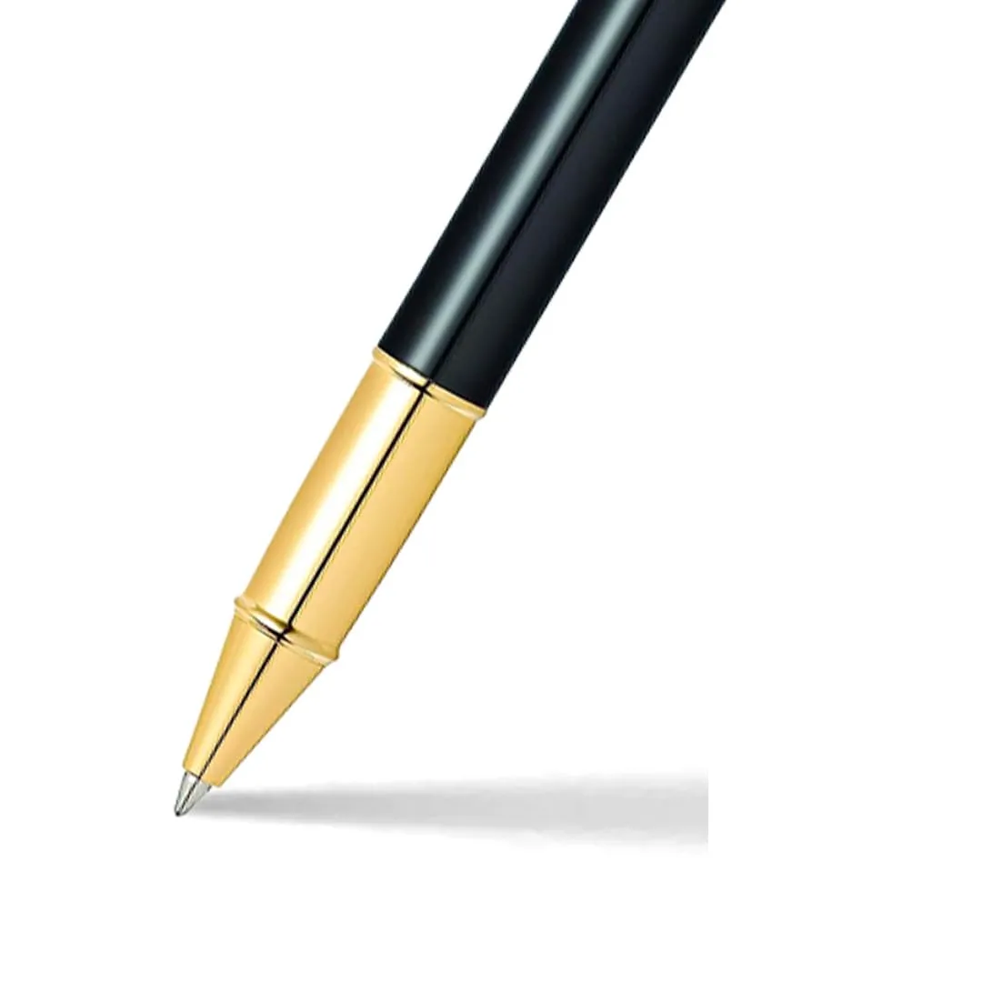 Sheaffer Gift Pack | Set of Ballpoint Pen   Rollerball Pen | 100 E9322 Glossy Black with Gold Tone