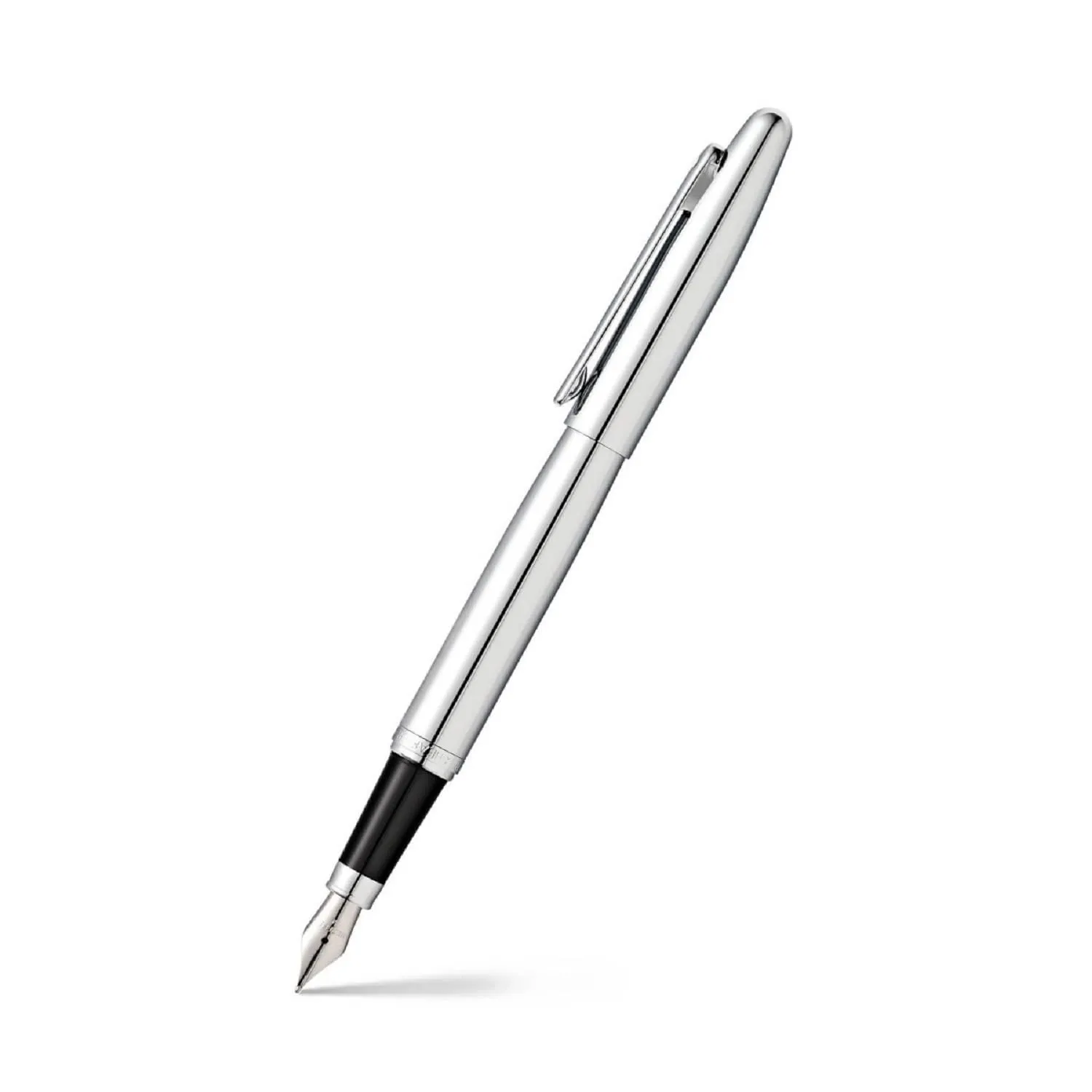 Sheaffer VFM 9421 Fountain Pen Polished Chrome with Chrome Plated Trim | Fine Nib | Premium Silver Pen