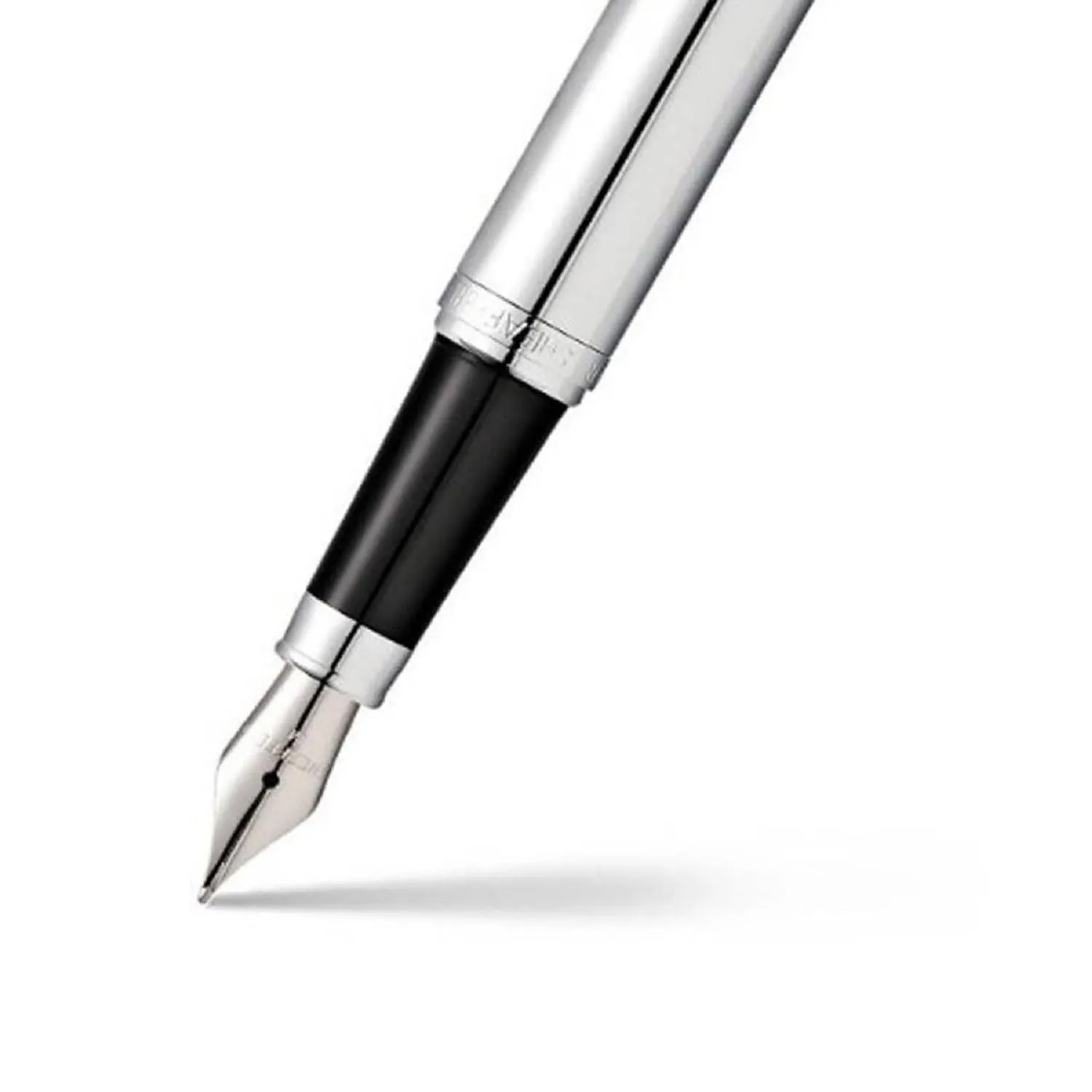 Sheaffer VFM 9421 Fountain Pen Polished Chrome with Chrome Plated Trim | Fine Nib | Premium Silver Pen