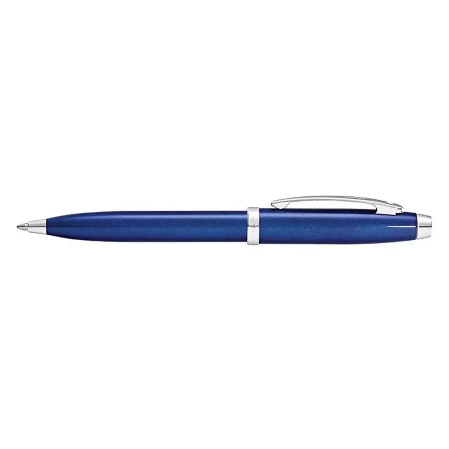 Sheaffer Gift Pack | Set of Ballpoint Pen   Rollerball Pen | 100 E9339 Glossy Blue Lacquer with Chrome Trim