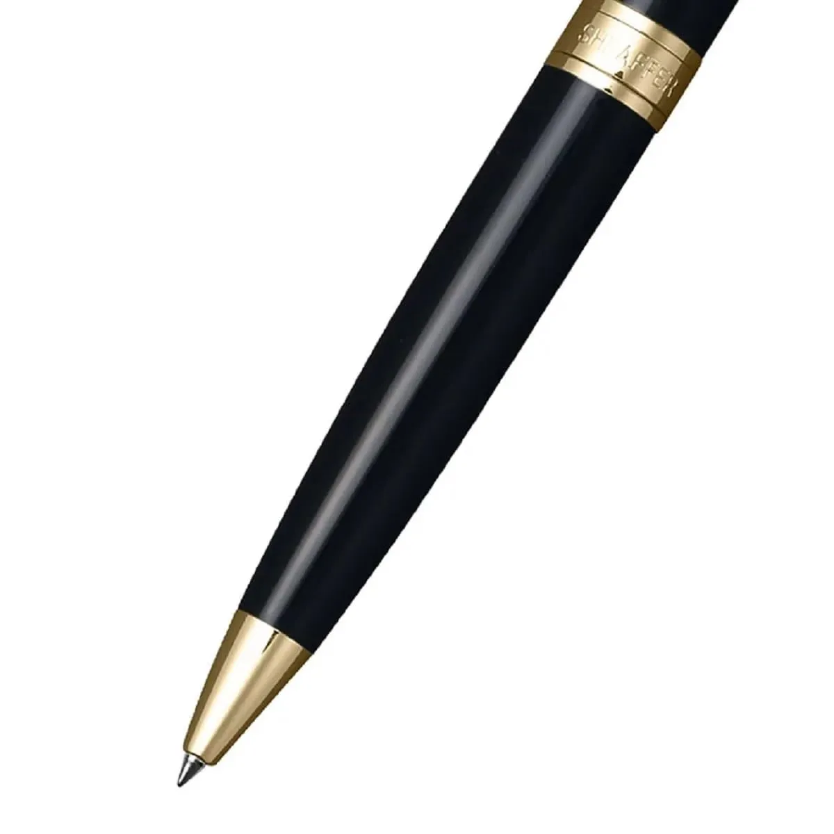 Sheaffer Gift 300 9325 Glossy Black Ballpoint Pen with Gold Tone Trim | Premium Pen Gift Sets