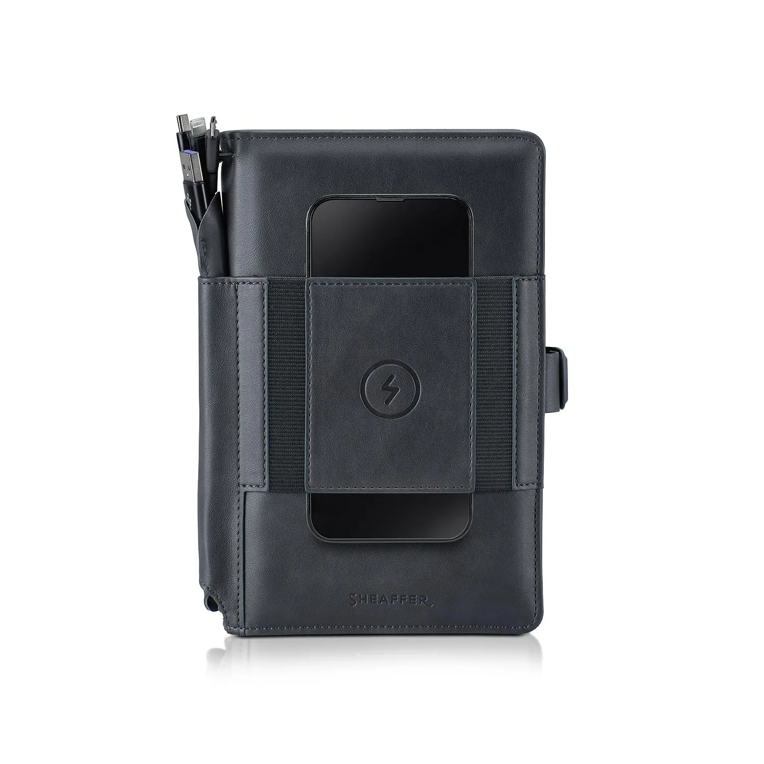 Sheaffer Superbook Mini 8000mAh Power Bank Organizer - Grey