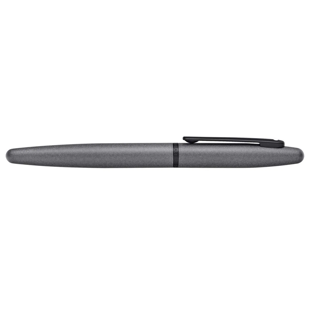 Sheaffer VFM Matte Gun Metal Gray Lacquer Fountain Pen with black trim