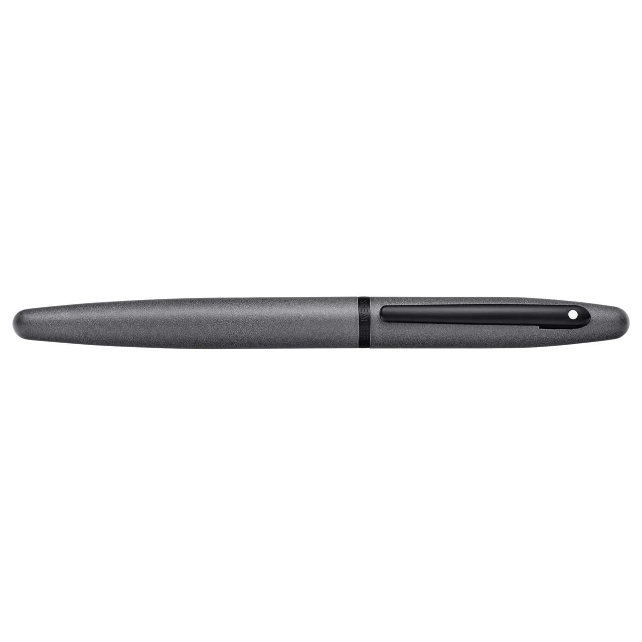 Sheaffer VFM Matte Gun Metal Gray Lacquer Fountain Pen with black trim