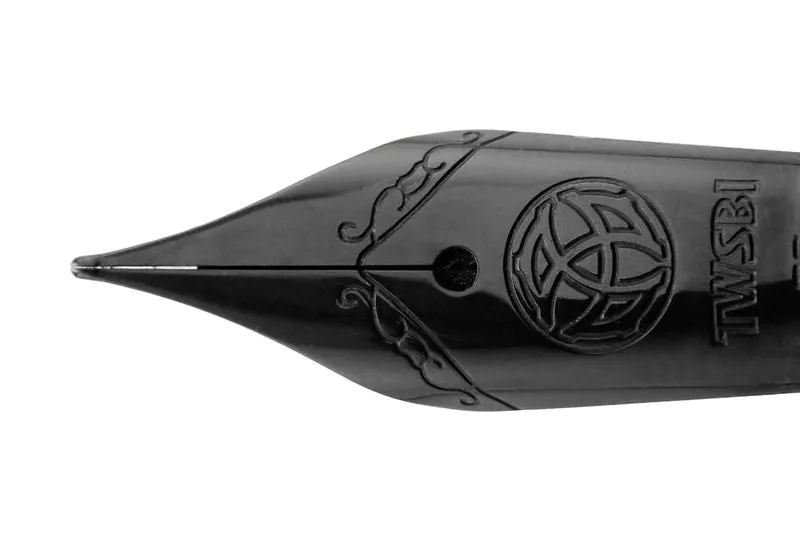 TWSBI Eco Fountain Pen in Slate Blue with Onyx Trim Broad