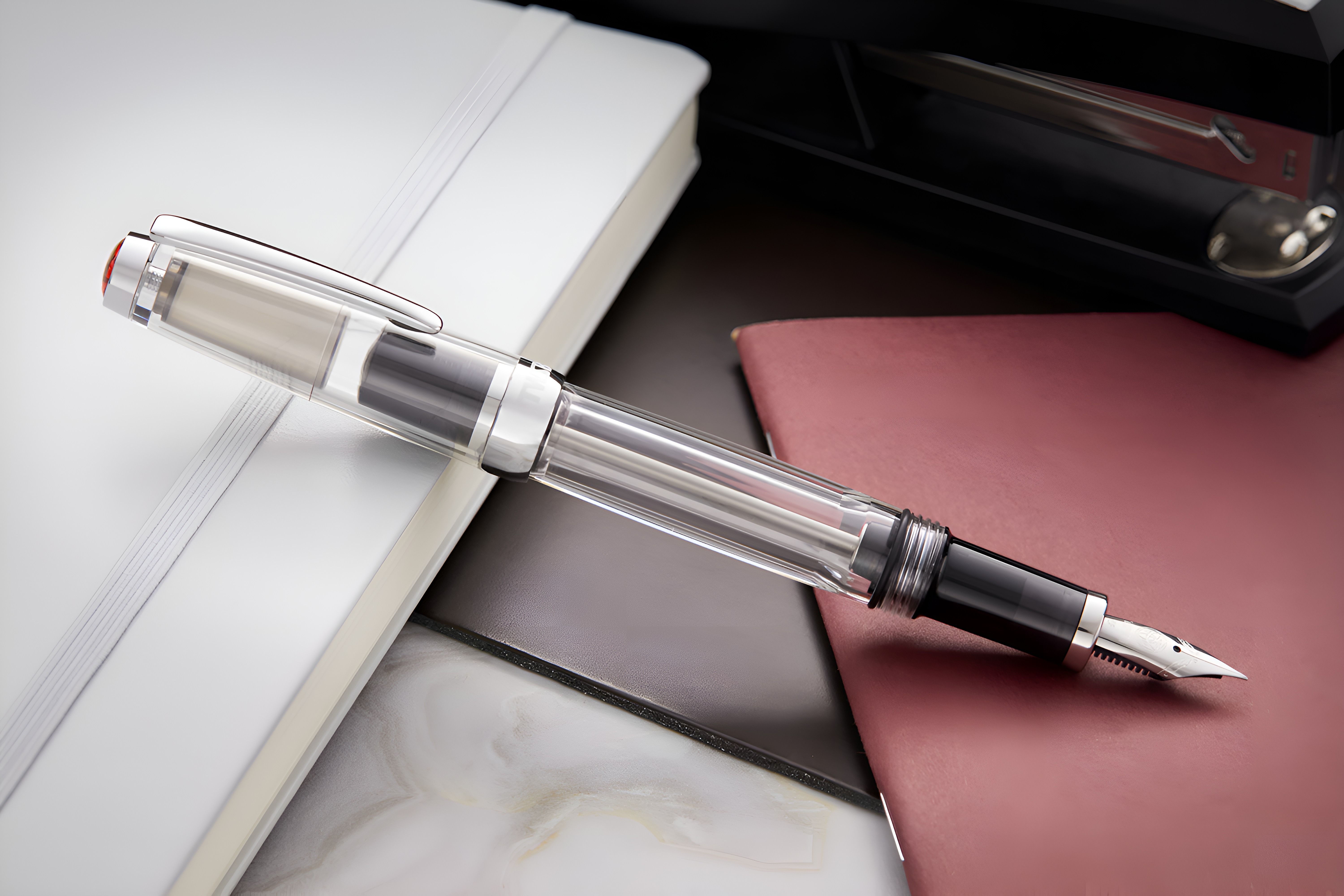 TWSBI VAC Mini Fountain Pen Smoke Medium M7445920