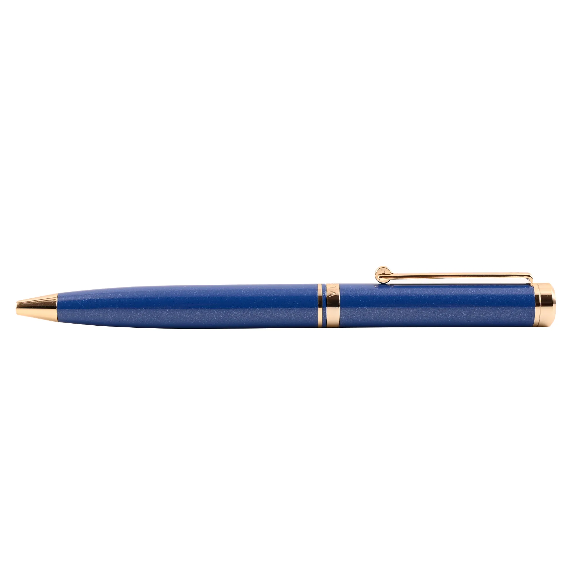 ARISTA Ballpoint Pen | Sapphire Blue | 24 CT Gold Plated Trim | With Premium Box
