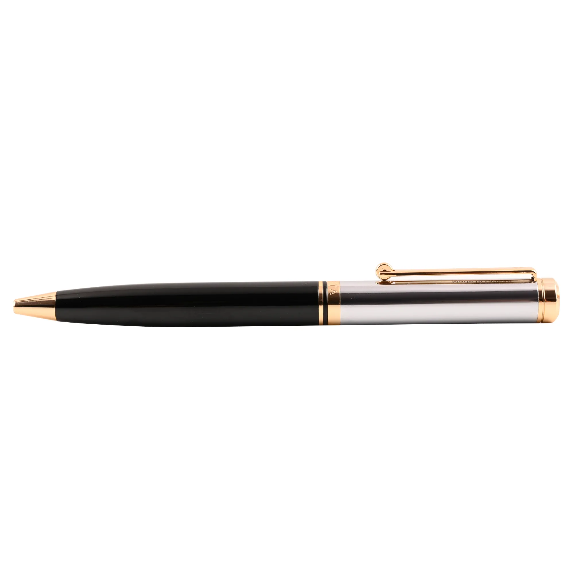 ARISTA 0.7 MM Mechanical Pencil | Black Barrel | Chrome Cap | 24 CT Gold Plated Trim | With Premium Box