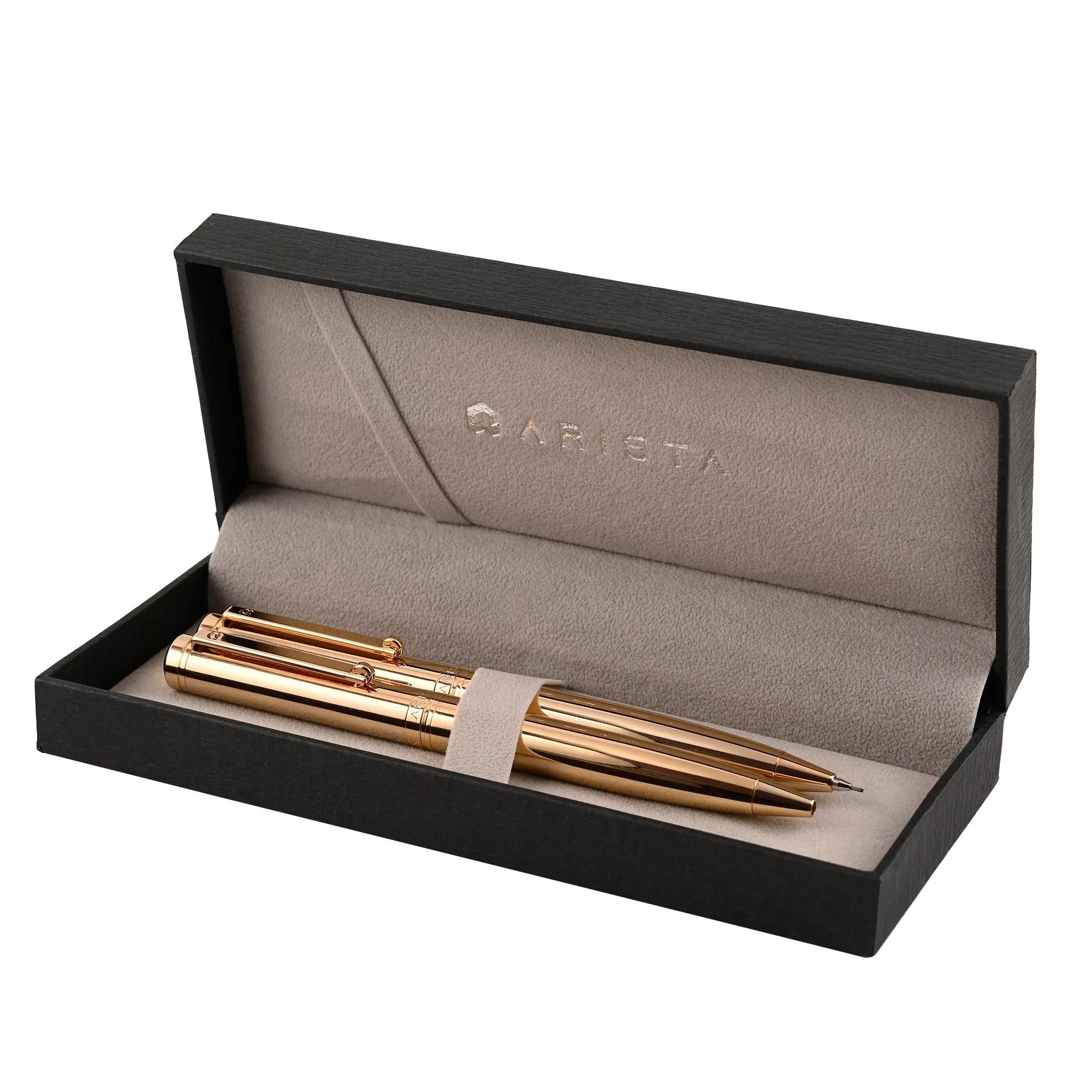Arista | Dual-Function Ballpoint Pen | Full Gold | With 0.7 MM Mechanical Pencil