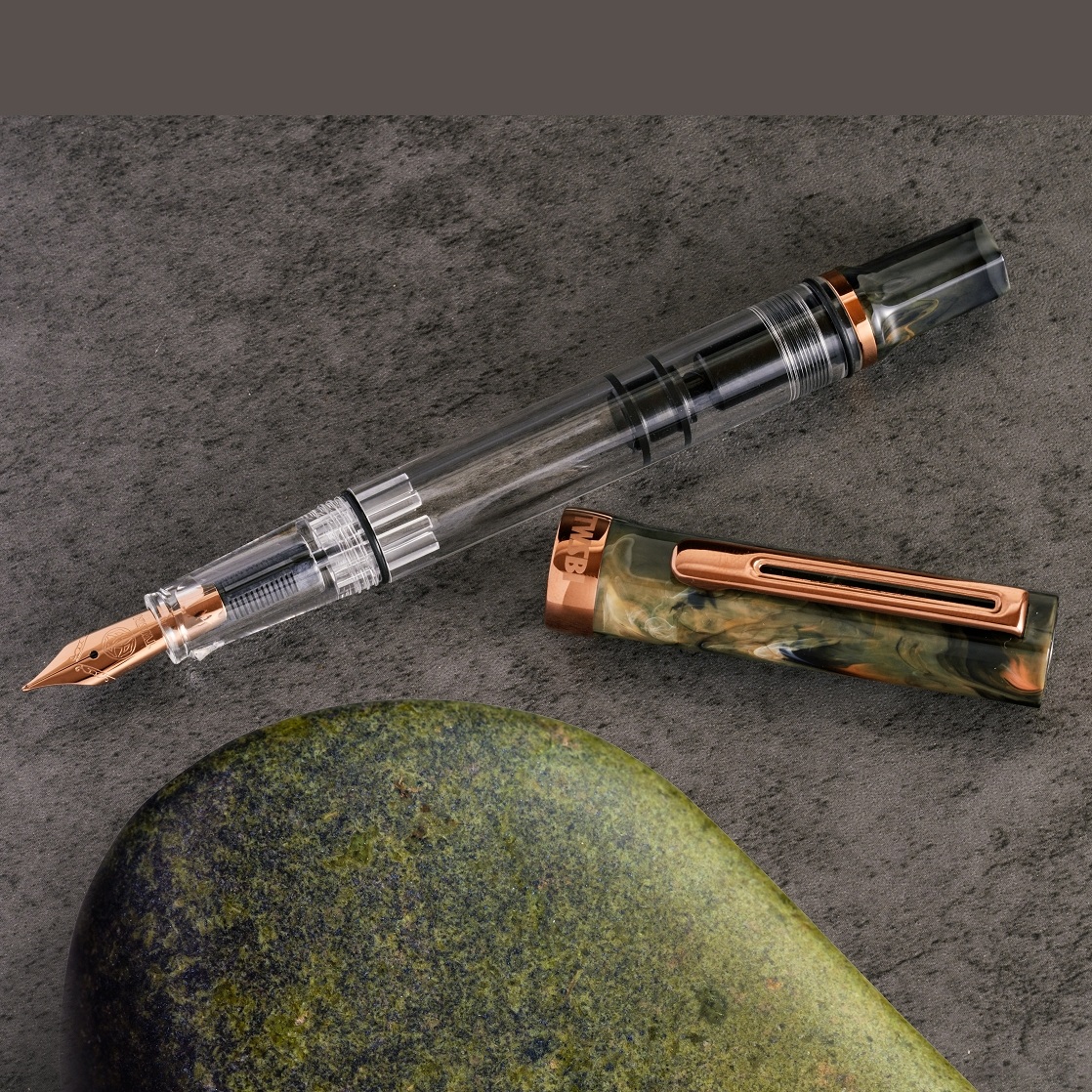 TWSBI ECO Serpentine with Bronze Fountain Pen EF