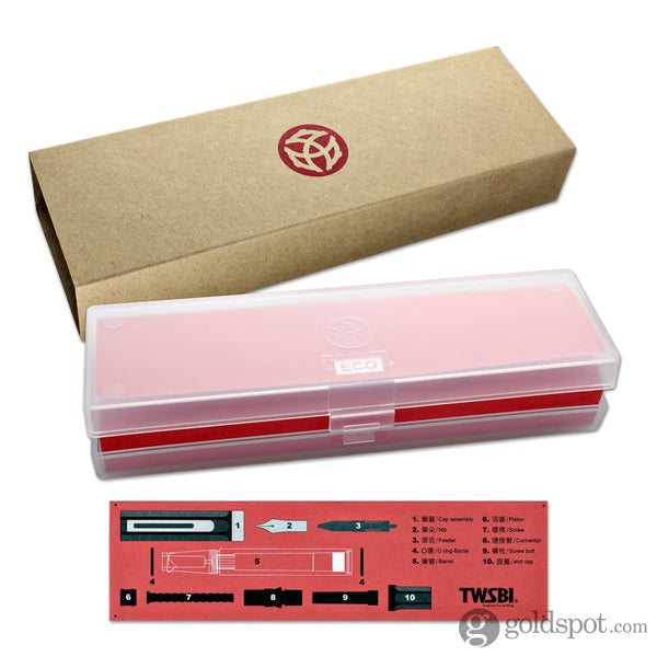 TWSBI ECO Serpentine with Bronze Fountain Pen EF