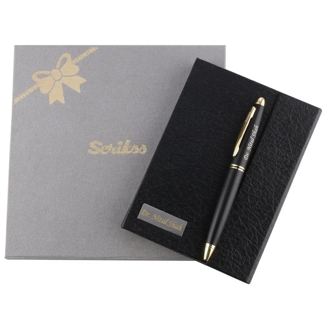 Scrikss Knight 88 Matte Black BP  and Gold Finish Clip