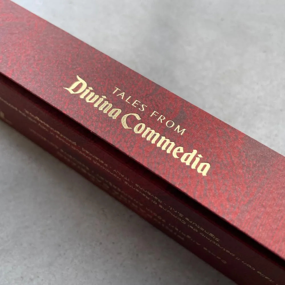 pininfarina CAMBIANO Dante 700TH - Tales from Paradiso. Stylus Pen with Ethergraf® Metal Alloy Tip, Body in Aluminum with Solid Cedar Wood Inserts and Desk Stand. Inkless Writing Utensil